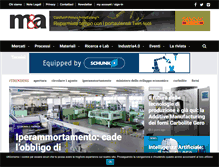 Tablet Screenshot of meccanica-automazione.com